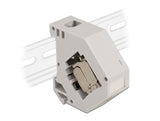 Delock 86014 Din Rail Adapter With Keystone Module Rj45 Jack Cat.6A Lsa