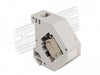 Delock 86014 Din Rail Adapter With Keystone Module Rj45 Jack Cat.6A Lsa