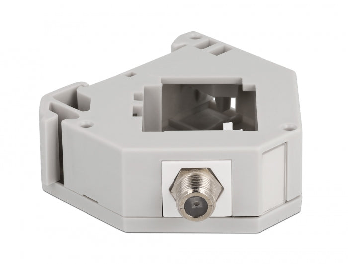 Delock 87160 Din Rail Adapter With Keystone F Female To F Female