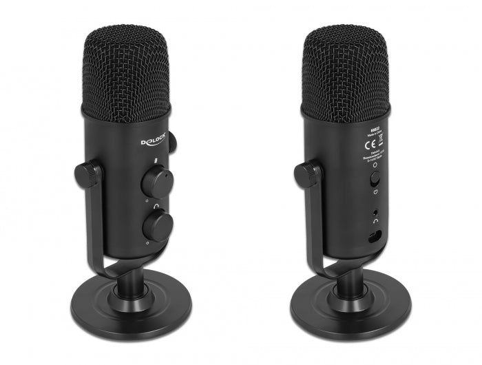 Delock 66822 Multifunctional Dual Capsule Usb Microphone