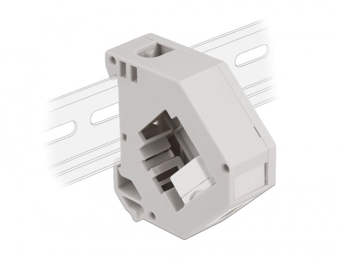 Delock 87163 Din Rail Adapter With Keystone Usb 2.0 Type-A Female T