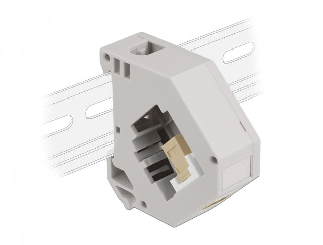 Delock 87167 Din Rail Adapter With Keystone Sc Simplex Female