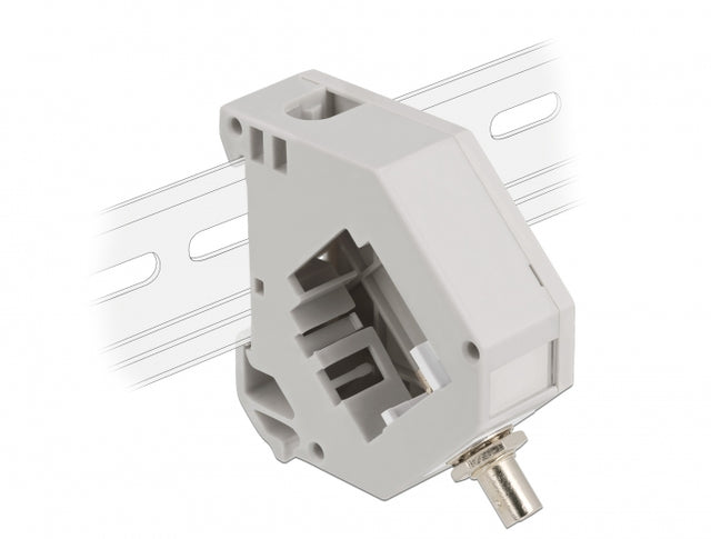 Delock 87196 Din Rail Adapter With Keystone St Simplex Female