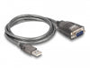 Delock 61400 Adapter Usb 2.0 Type-A To 1 X Serial Rs-232 D-Sub 9 Pin Male