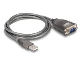 Delock 61400 Adapter Usb 2.0 Type-A To 1 X Serial Rs-232 D-Sub 9 Pin Male