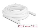 Delock 20810 Braided Sleeve Self-Closing 5 M X 19 Mm White