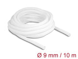 Delock 20812 Braided Sleeve Self-Closing 10 M X 9 Mm White