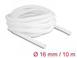 Delock 20814 Braided Sleeve Self-Closing 10 M X 16 Mm White