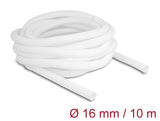 Delock 20814 Braided Sleeve Self-Closing 10 M X 16 Mm White