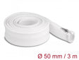 Delock 20835 Braided Sleeve With Zip Fastener Heat-Resistant 3 M X 50 Mm White