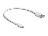 Delock 87866 Usb Charging Cable For Iphone™, Ipad™, Ipod™ White 30 Cm