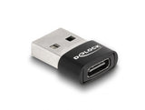 Delock 60002 Usb 2.0 Adapter Usb Type-A Male To Usb Type-C™ Female Black