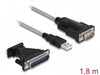 Delock 61314 Adapter Usb 2.0 Type-A To 1 X Serial Rs-232 D-Sub 9