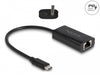 Delock 61026 Usb Type-C™ Adapter To Gigabit Lan With Power Delivery 100 Watt