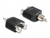 Delock 84499 Adapter 2 X Rca Female > 1 X Rca Male