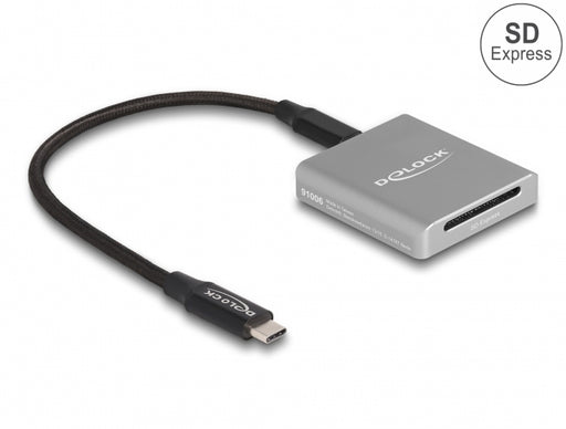 Delock 91006 Usb Type-C™ Card Reader For Sd Express (Sd 7.1) Memory Cards