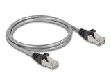 Delock 80108 Rj45 Cable Cat.6A U/Ftp With Metal Jacket 1 M