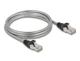 Delock 80109 Rj45 Cable Cat.6A U/Ftp With Metal Jacket 2 M