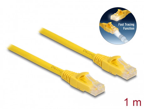 Delock 80101 Rj45 Cable Cat.6A U/Utp Fast Tracing 1 M