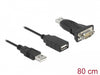 Delock 61506 Adapter Usb 2.0 Type-A To 1 X Serial Rs-232 D-Sub 9 Pin Male