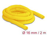 Delock 20869 Woven Sleeve Self-Closing Heat-Resistant 2 M X 16 Mm Yellow