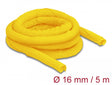 Delock 20873 Woven Sleeve Self-Closing Heat-Resistant 5 M X 16 Mm Yellow