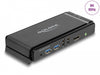 Delock 11476 Displayport 1.4 Kvm Switch 8K 60 Hz With Usb 5 Gbps And Audio