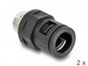 Delock 60453 Conduit Fitting With Brass External Thread M16 Black 2 Pieces