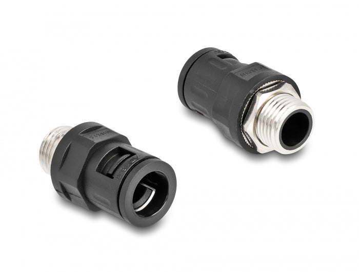 Delock 60453 Conduit Fitting With Brass External Thread M16 Black 2 Pieces