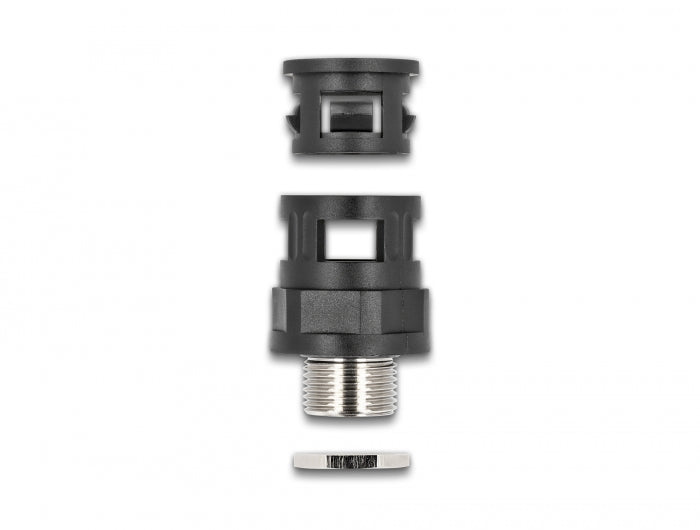 Delock 60453 Conduit Fitting With Brass External Thread M16 Black 2 Pieces