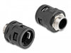 Delock 60455 Conduit Fitting With Brass External Thread M25 Black 2 Pieces