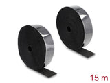 Delock 20860 Heavy-Duty Hook-And-Loop Tape Self-Adhesive L 15 M X W 50 Mm Black