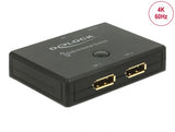 Delock 18750 Displayport 2 - 1 Switch Bidirectional 4K 60 Hz