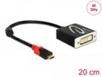 Delock 61213 Adapter Usb Type-C™ Male > Dvi Female (Dp Alt Mode) 4K 30 Hz