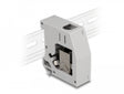 Delock 86959 Din Rail Adapter With Keystone Module Rj45 Jack To Rj45 Jack