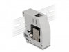 Delock 86959 Din Rail Adapter With Keystone Module Rj45 Jack To Rj45 Jack