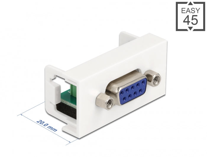 Delock 81348 Easy 45 Module D-Sub 9 Pin Female To 6 Pin Terminal Block