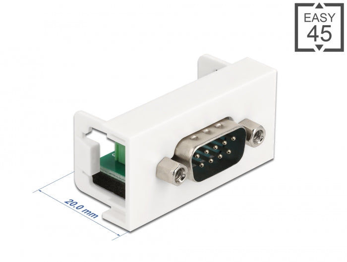 Delock 81349 Easy 45 Module D-Sub 9 Pin Male To 6 Pin Terminal Block