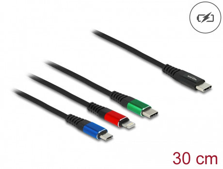 Delock 86820 Usb Charging Cable 3 In 1 Usb Type-C™