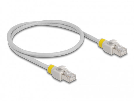 Delock 80117 Network Cable Rj45 Cat.6A S/Ftp With Colored Clips 0.5 M