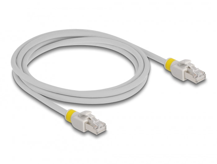 Delock 80119 Network Cable Rj45 Cat.6A S/Ftp With Colored Clips 2 M