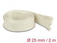 Delock 20895 Braided Sleeve Made Of Nomex Fibers 2 M X 25 Mm White