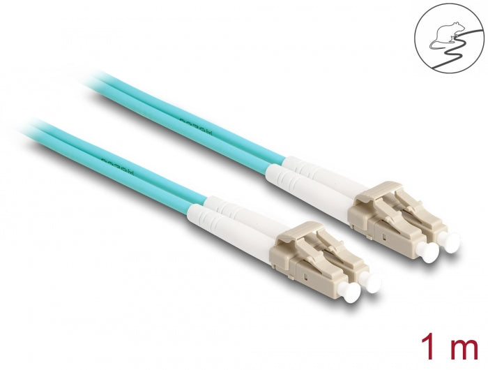 Delock 87907 Fiber Optical Cable With Metal Armouring Lc Duplex