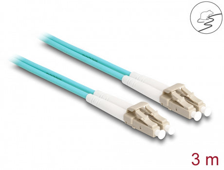 Delock 87909 Fiber Optical Cable With Metal Armouring Lc Duplex