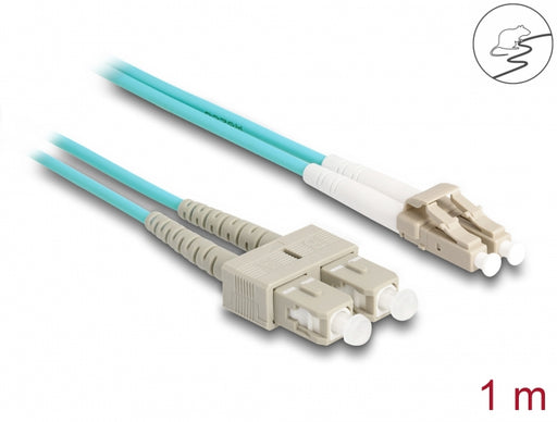 Delock 87910 Fiber Optical Cable With Metal Armouring Lc Duplex