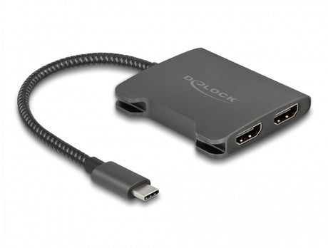 Delock 87778 Usb Type-C™ Splitter (Dp Alt Mode) To 2 X Hdmi Mst 4K 60 Hz