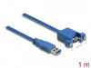 Delock 85112 Cable Usb 3.0 Type-A Male > Usb 3.0 Type-A Female Panel-Mount 1 M