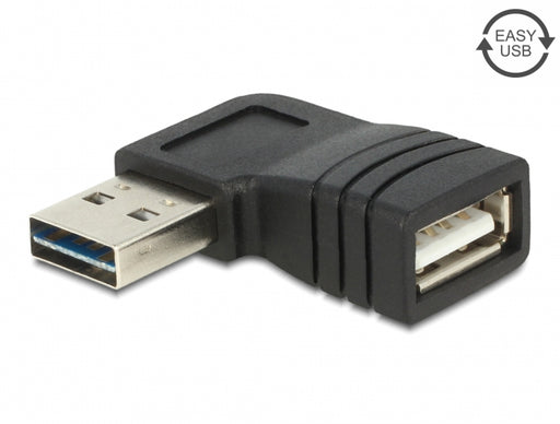 Delock 65522 Adapter Easy-Usb 2.0-A Male > Usb 2.0-A Female Angled Left / Right