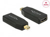 Delock 65581 Adapter Mini Displayport 1.2 Male > Hdmi Female 4K Active Black