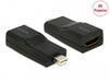 Delock 65686 Adapter Mini Displayport 1.2 Male > Hdmi Female 4K Passive Black